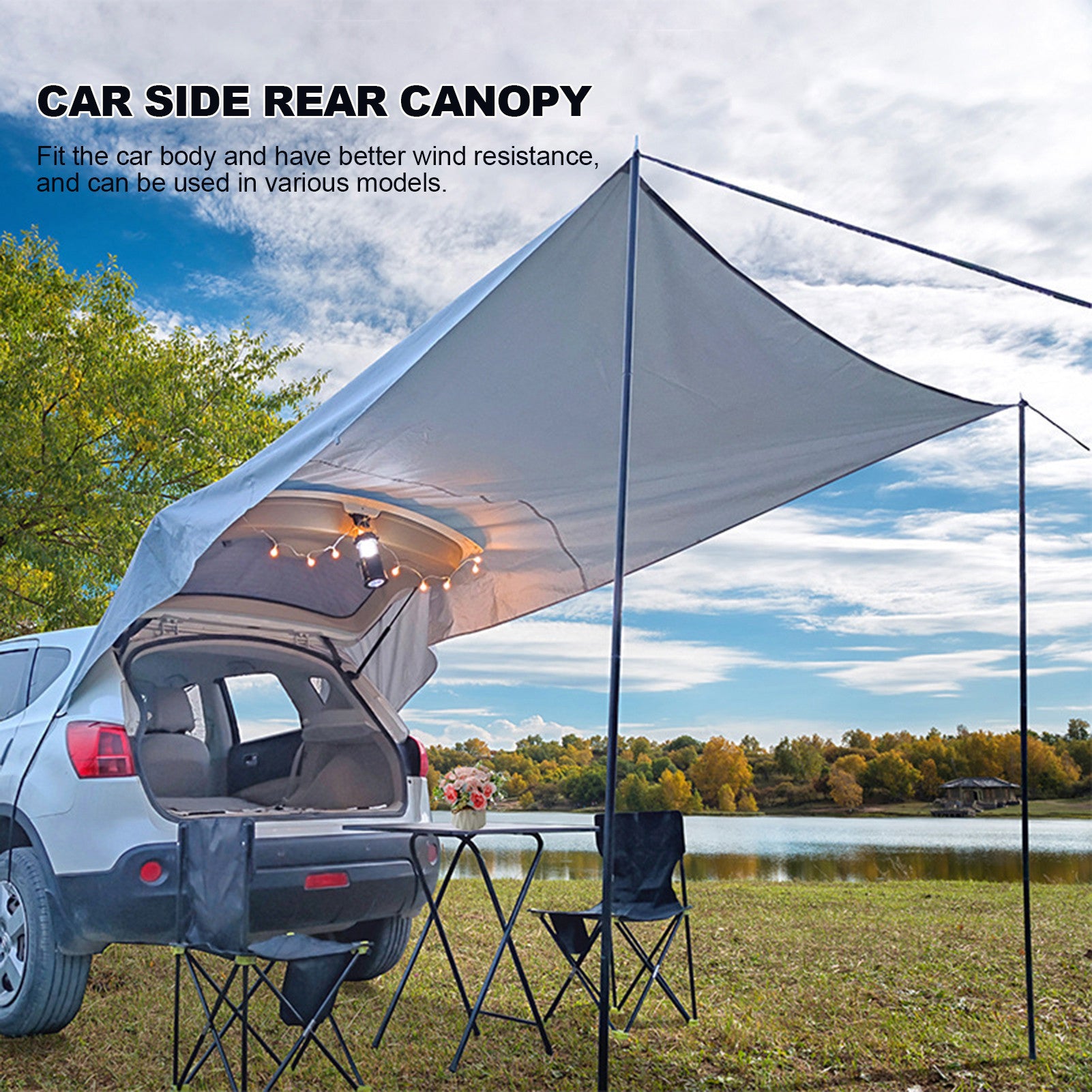 Car Tail Car /Side Trunk Canopy /Camping Tent
