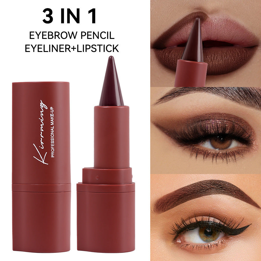 2-in-1 Eyeliner -Lipstick /4 Colors Waterproof And Durable