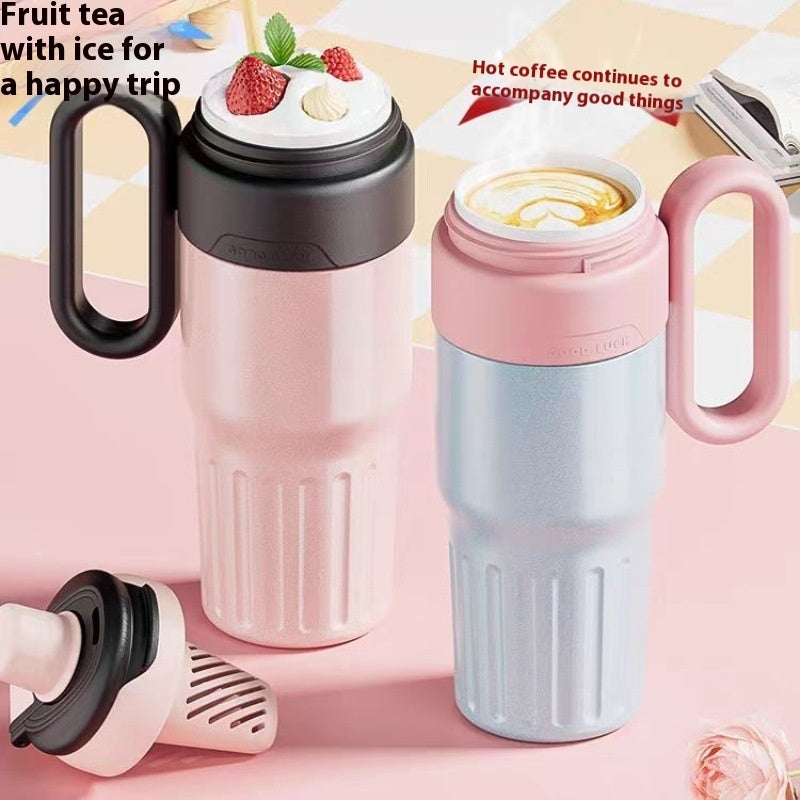 780ml Gradient Double Drink Thermal Cup Stainless Steel