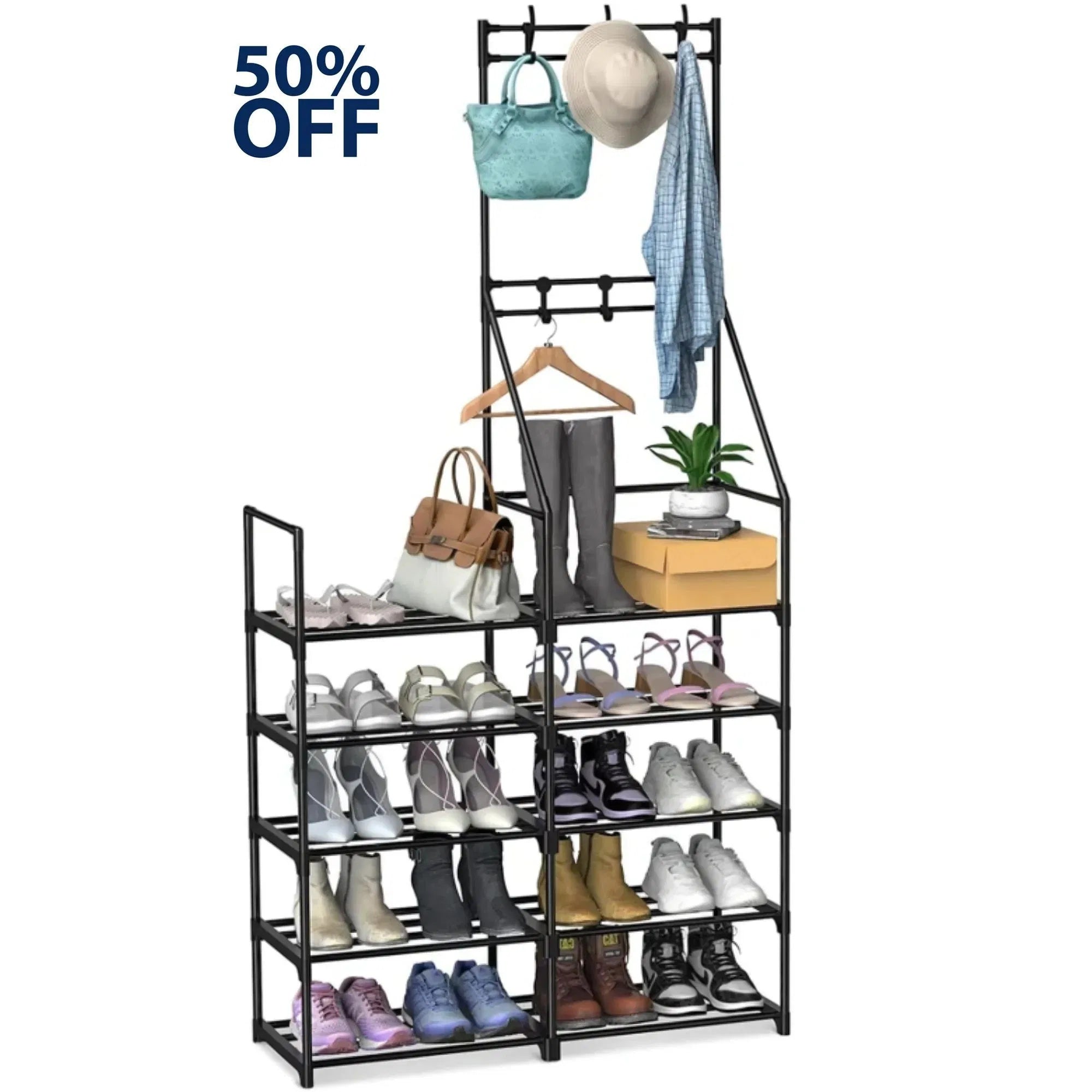 5-Tier Shoe Rack Shoe Storage Organizer