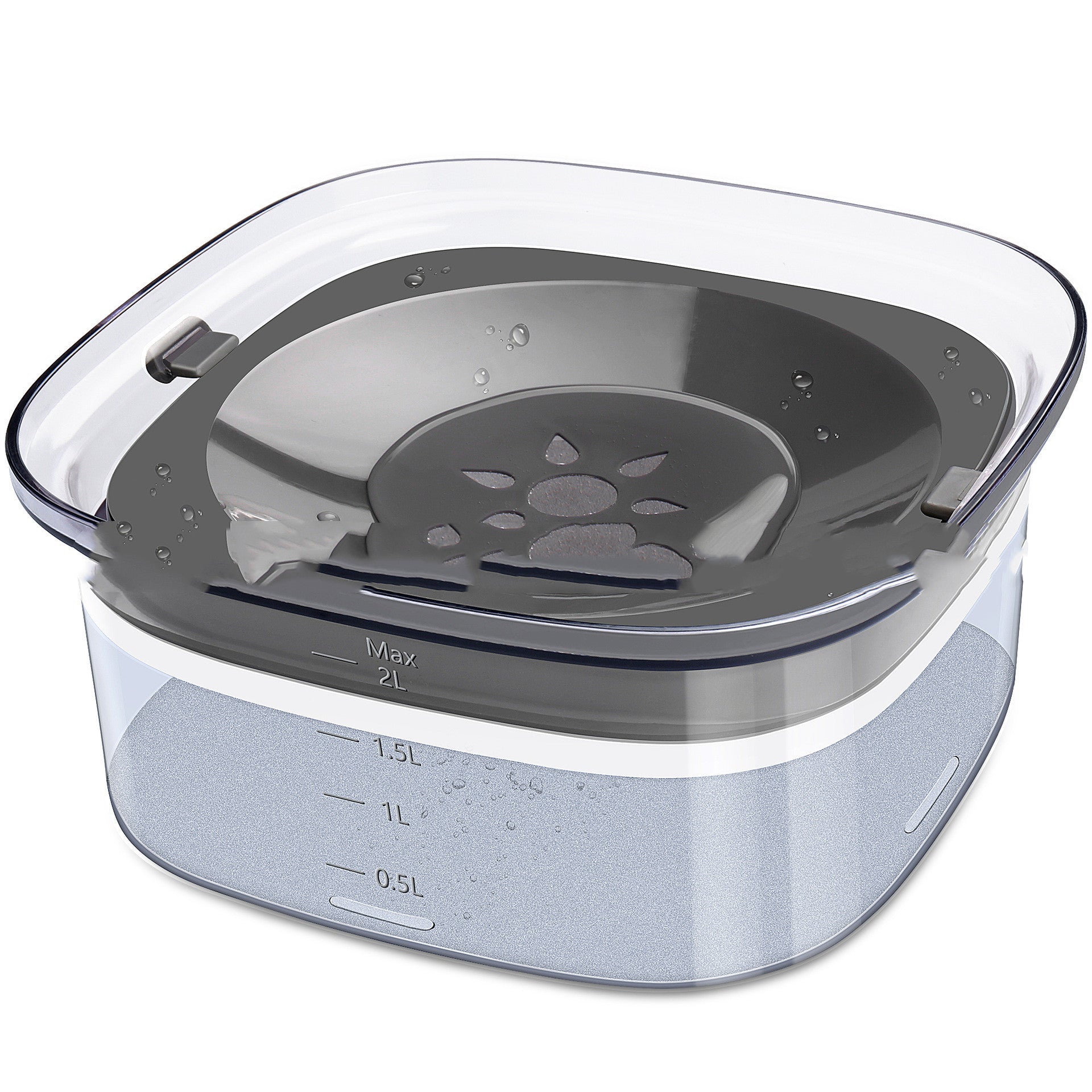 Dog Water Bowl Large Capacity /Spill Proof Dog Bowl