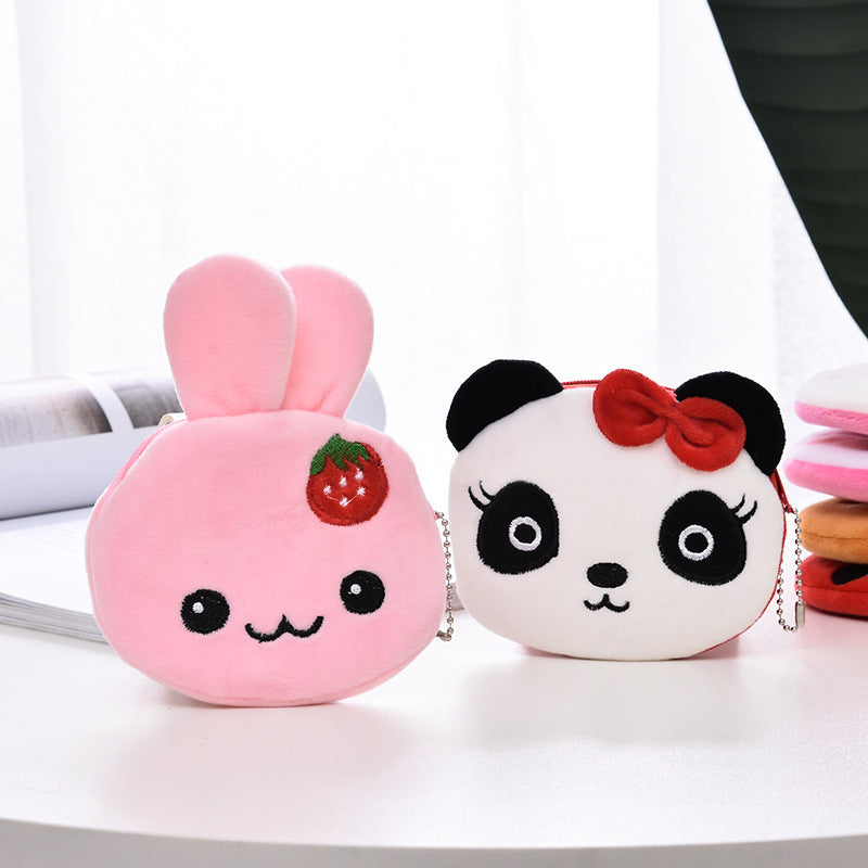 Cartoon Cute Portable Mini Plush- Earphone /Key /Coin Purse