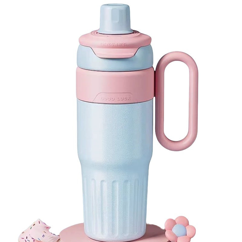 780ml Gradient Double Drink Thermal Cup Stainless Steel