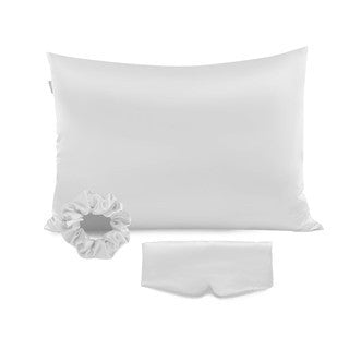 Simulated Silk Colored / pillow Cover-wide eye mask-hair ring