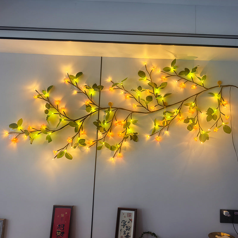 LED Rattan Lamp/ Indoor Wall Decoration Simulation Branch Light