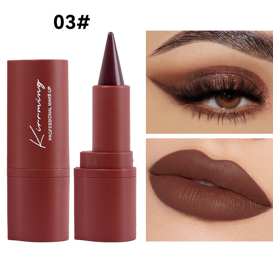 2-in-1 Eyeliner -Lipstick /4 Colors Waterproof And Durable