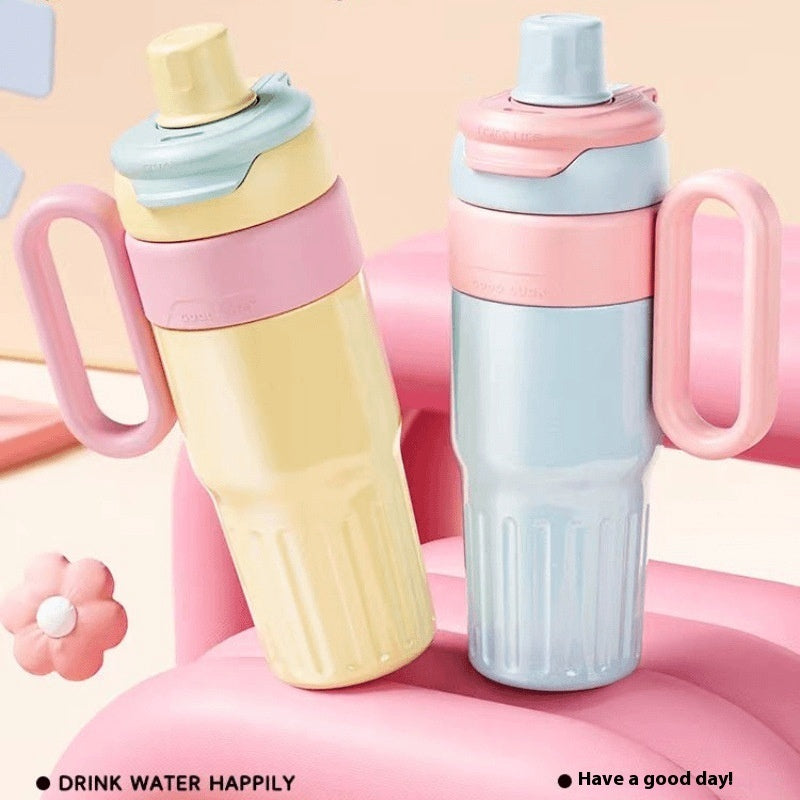 780ml Gradient Double Drink Thermal Cup Stainless Steel