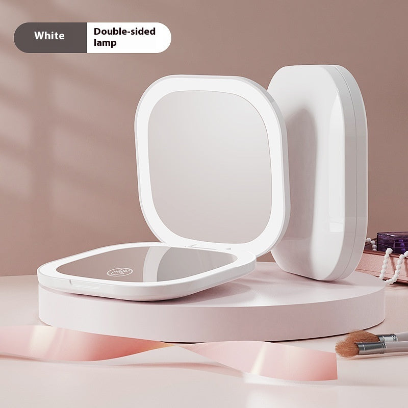 Portable Folding Led Make-up Mirror With Light