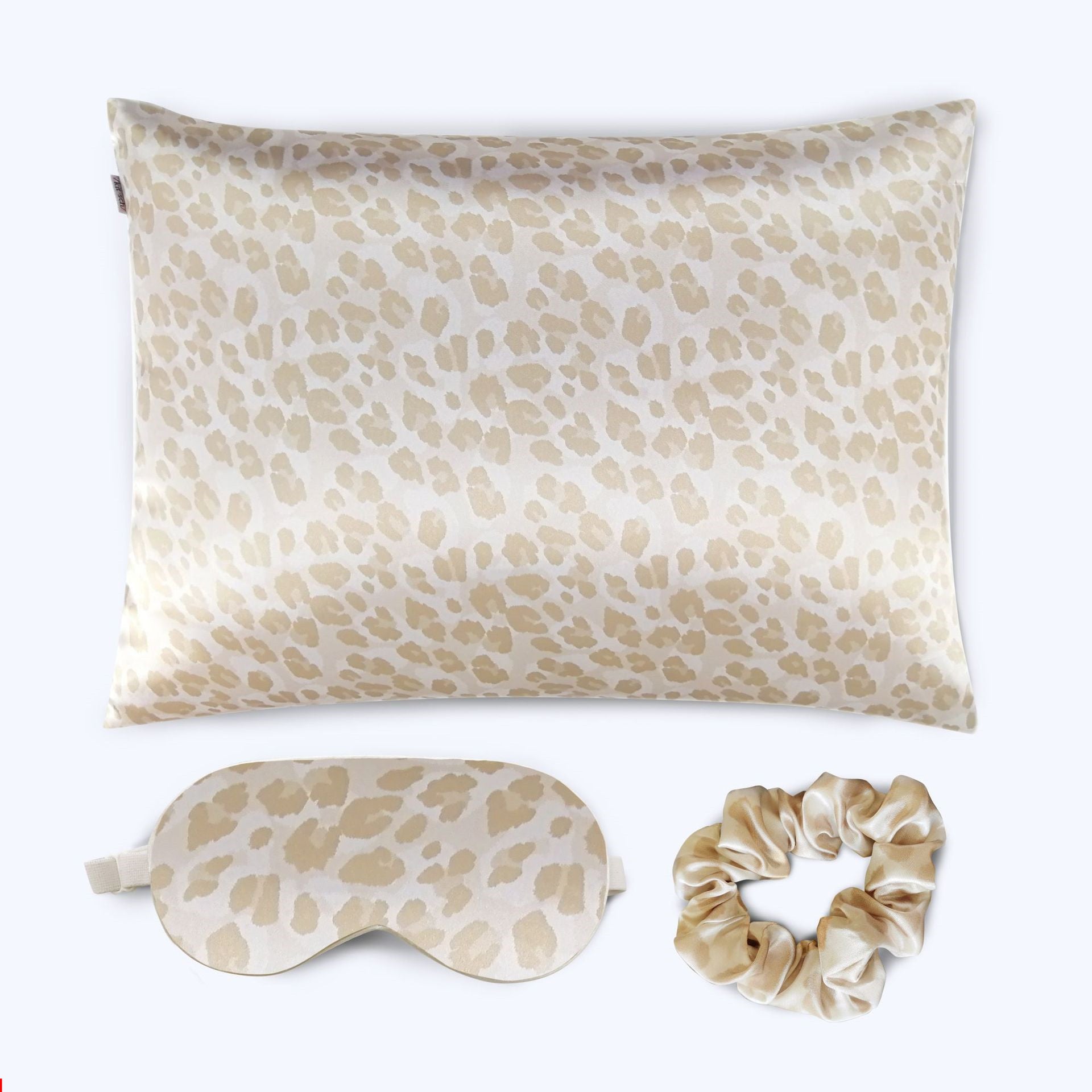 Simulated Silk Colored / pillow Cover-wide eye mask-hair ring