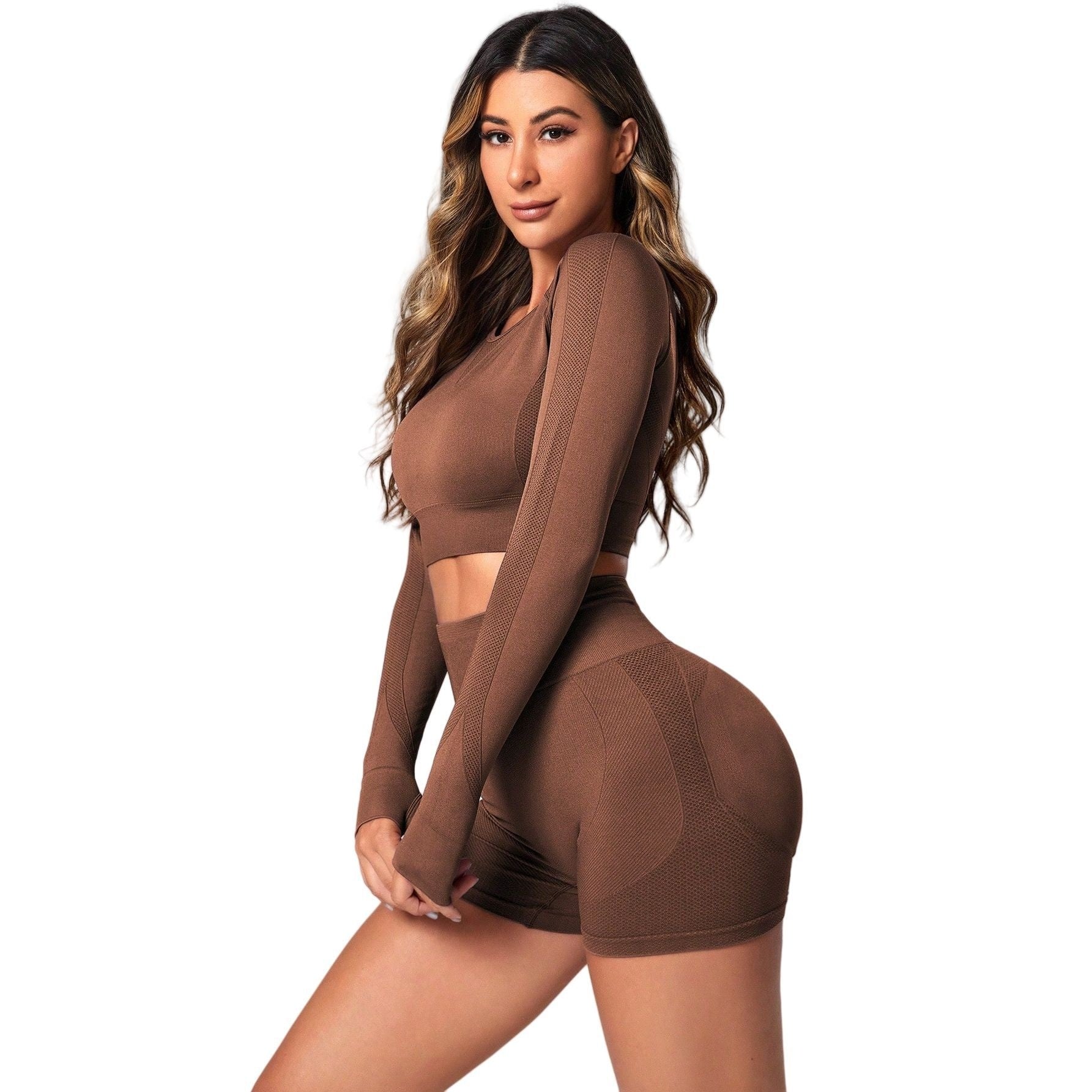 Sport set -Outer Wear High Waist Hip Lift Quick-drying