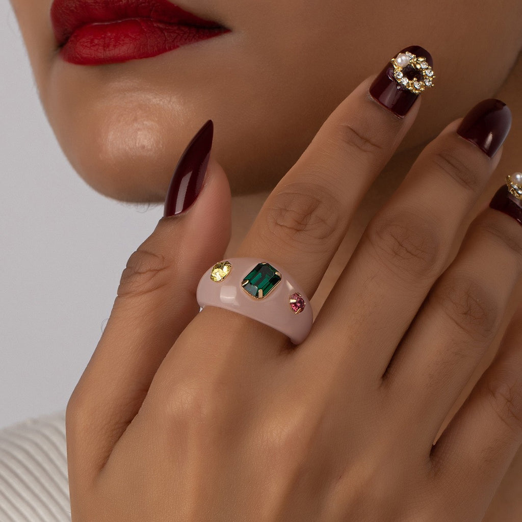 Transparent Exquisite Ring For Women /Retro Minority Ornament