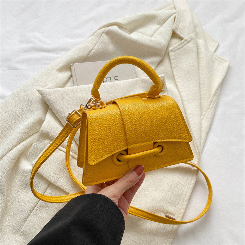 Style Solid Color Shoulder Bag