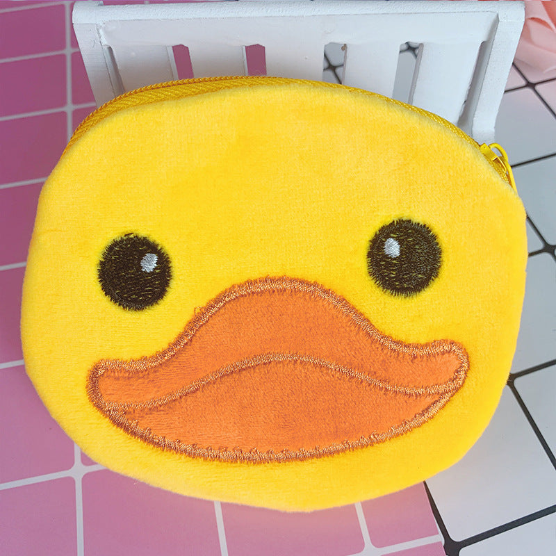 Cartoon Cute Portable Mini Plush- Earphone /Key /Coin Purse