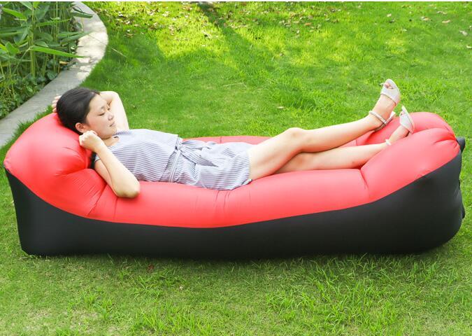 Outdoor Air Sofa Fast Inflatable /Laybag Hangout Lounger /Beach Air Bed Folding /Sleeping