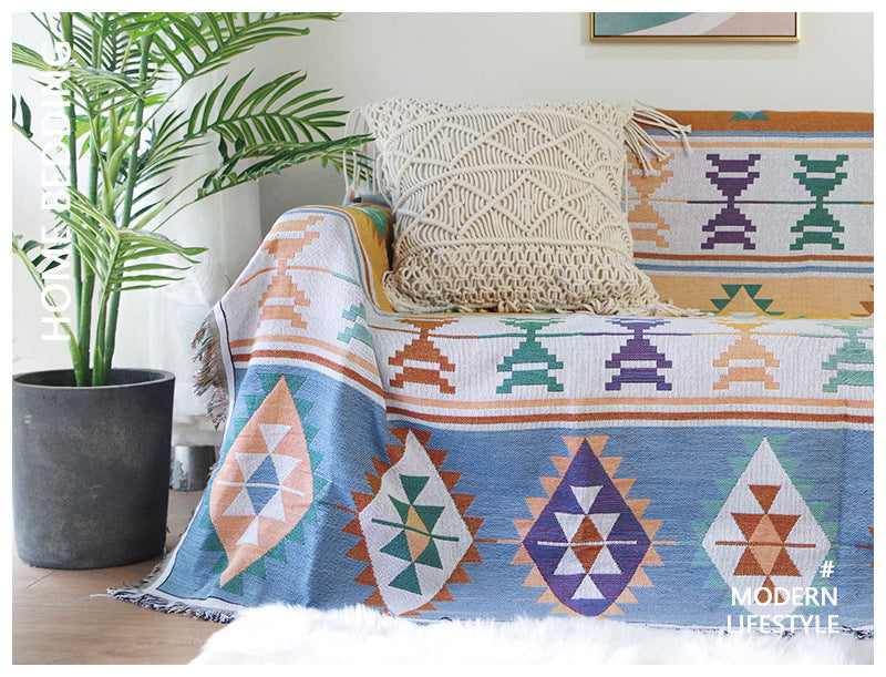 Bohemia Sofa Cover - Blanket For Beds / Knitted  Blanket