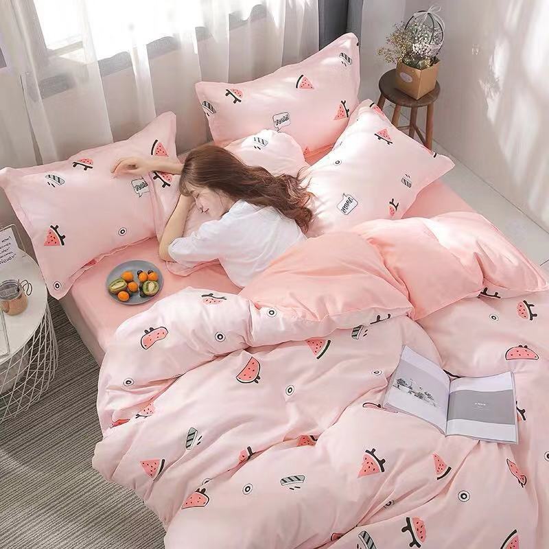 Cotton Sheet Duvet -Cover Sheet Four Piece Set