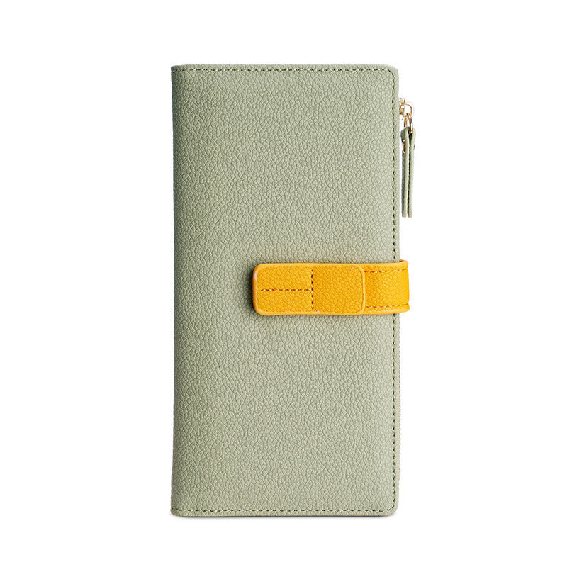 Long Multiple Card Slots Zipper -Women's Wallet