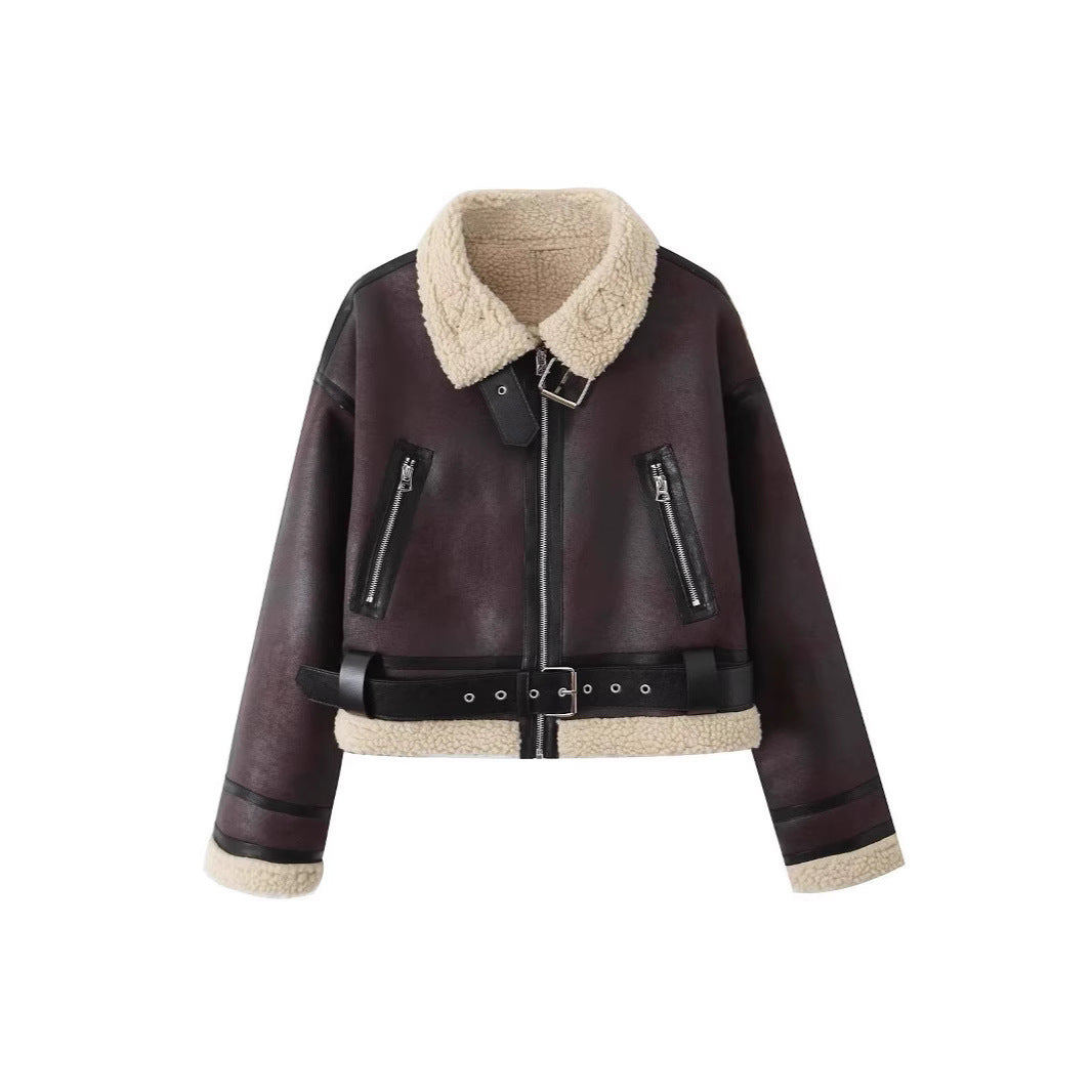 Warm Double-sided Casual Short Jacket Coat