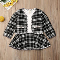 Long-sleeved Dresses /Two-piece Children's Baby Small Incense Wind Suit