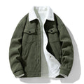 Fashion Fleece-lined Warm Lapel Cotton-padded Coat