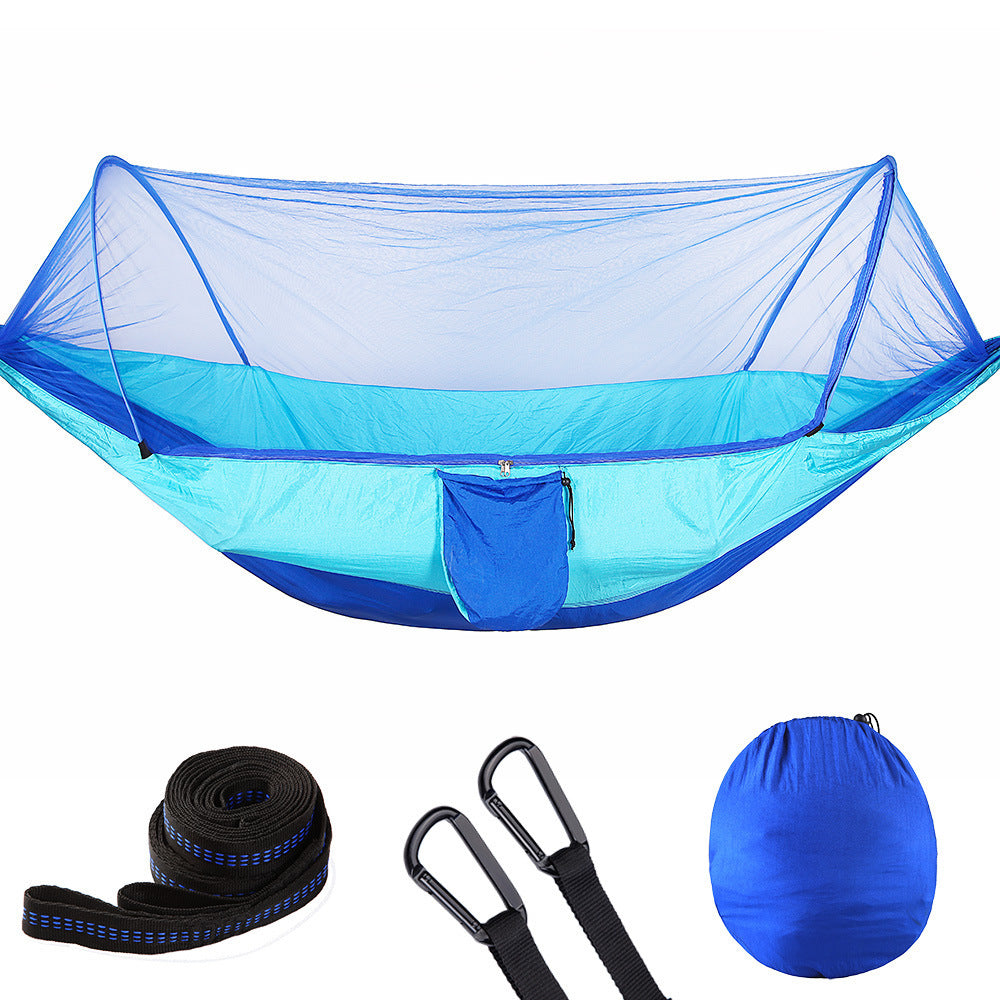 Fully Automatic Quick Opening Hammock /With Mosquito Net