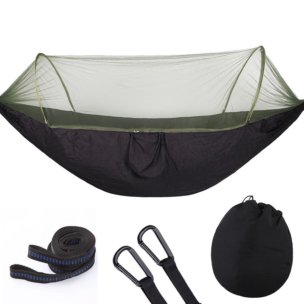 Fully Automatic Quick Opening Hammock /With Mosquito Net