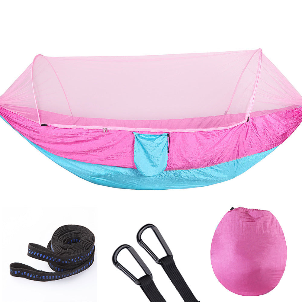 Fully Automatic Quick Opening Hammock /With Mosquito Net