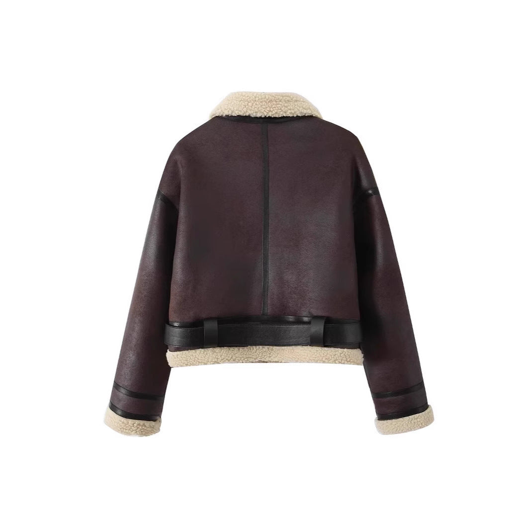 Warm Double-sided Casual Short Jacket Coat