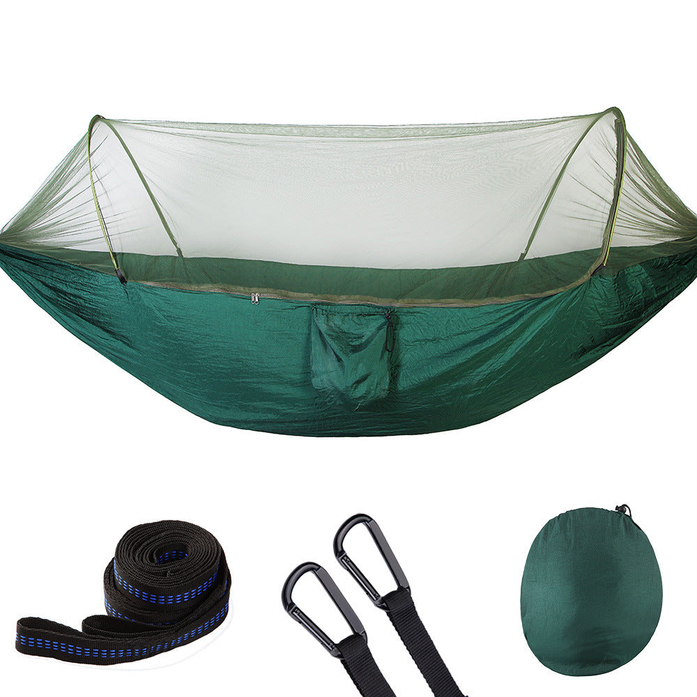 Fully Automatic Quick Opening Hammock /With Mosquito Net