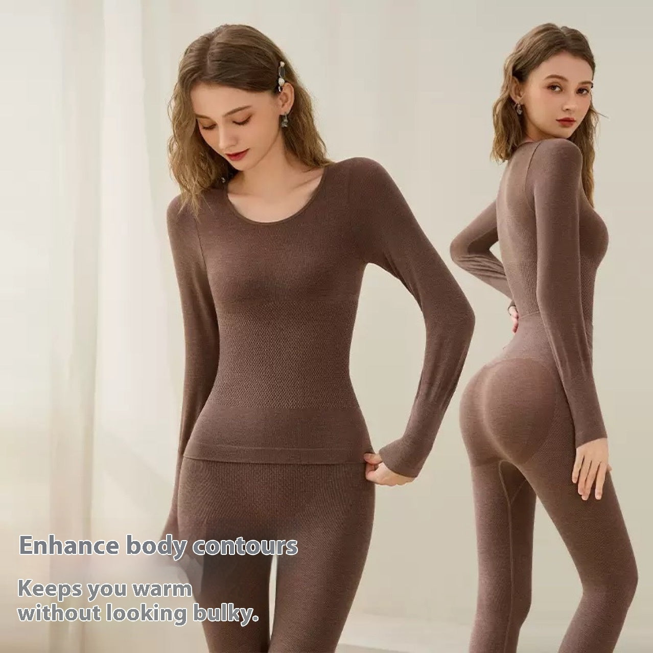Women's Fashionable Warm Suit Seamless