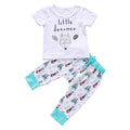 Newborn Baby Clothes Set \T-shirt Tops Pants Little Boys and Girls Outfits