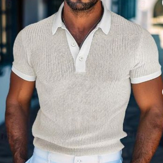 Short Sleeve Men's Polo Shirt Fashion T-shirt