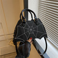Halloween Spider Web Saddle Bags --Fashion Personality Crossbody Shoulder Bag With Handle- Women's Handbags