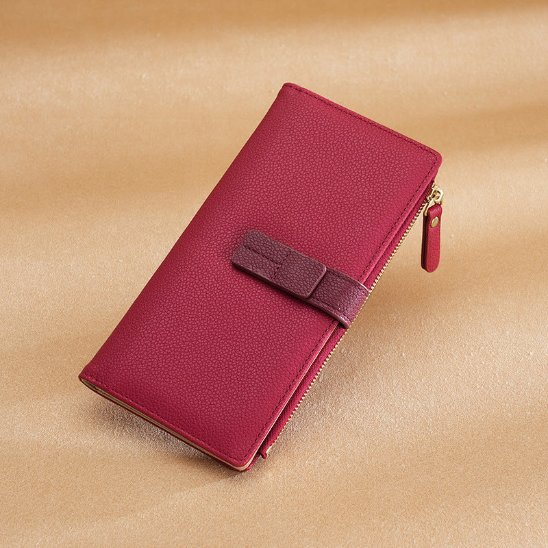 Long Multiple Card Slots Zipper -Women's Wallet