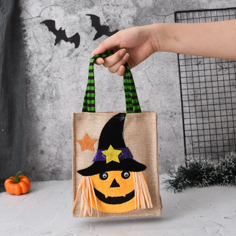 Halloween Candy Tote Bag For Kids - Props Shopping Bags