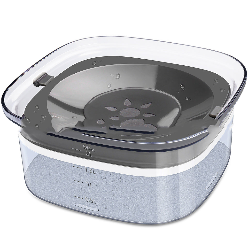 Dog Water Bowl Large Capacity /Spill Proof Dog Bowl