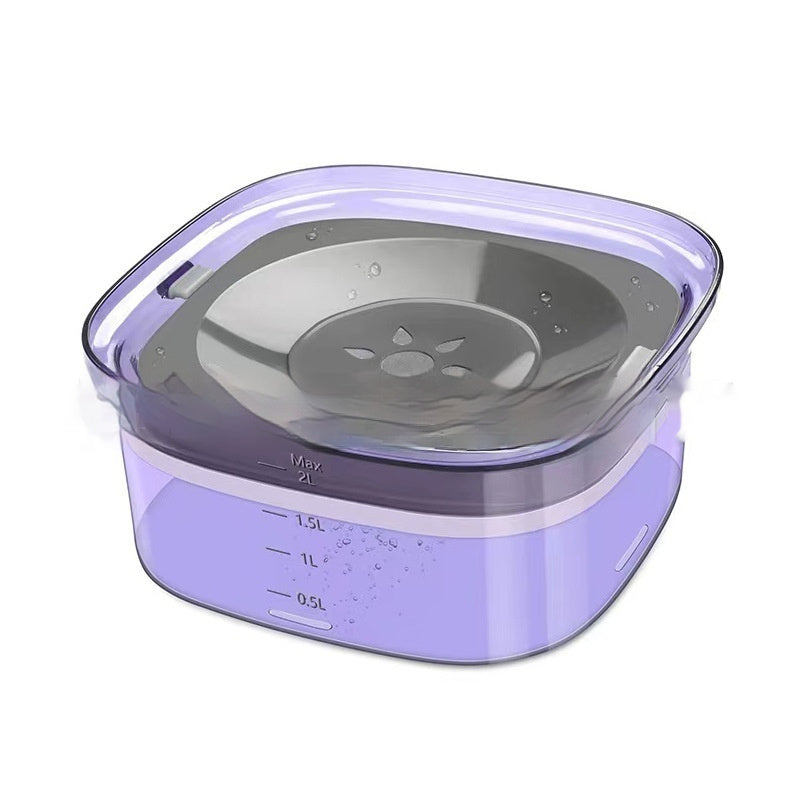 Dog Water Bowl Large Capacity /Spill Proof Dog Bowl