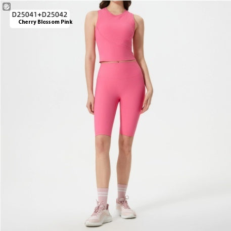 Exercise Yoga Clothes /Suit High-waisted Trousers Vest