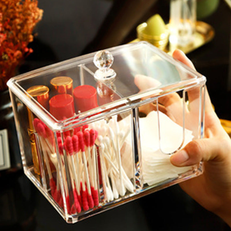 Cosmetic cotton storage box