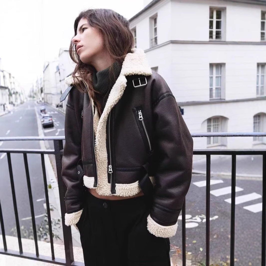 Warm Double-sided Casual Short Jacket Coat