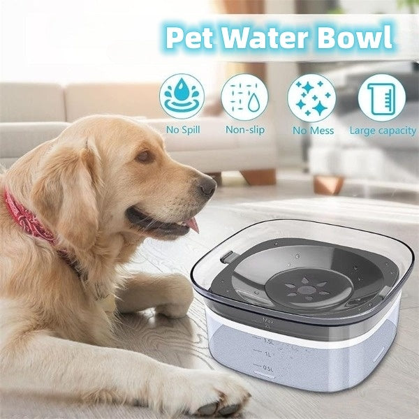 Dog Water Bowl Large Capacity /Spill Proof Dog Bowl