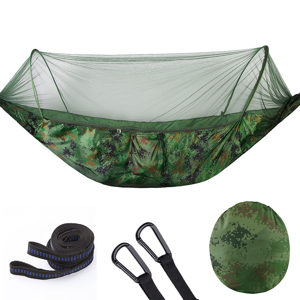 Fully Automatic Quick Opening Hammock /With Mosquito Net