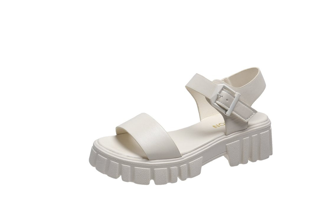Women's Toe Ankle-strap ,Buckle Platform Sandals