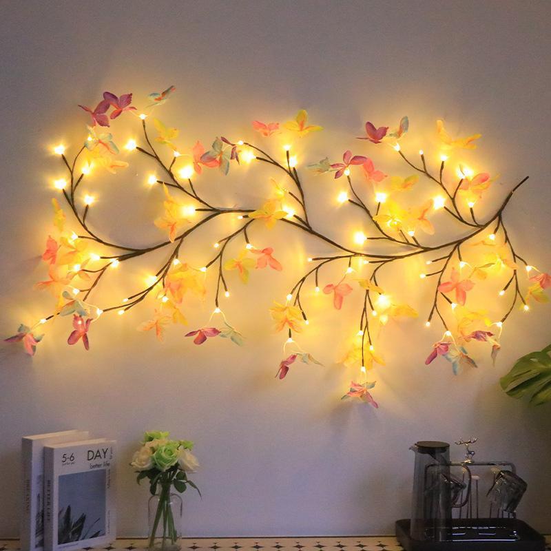 LED Rattan Lamp/ Indoor Wall Decoration Simulation Branch Light