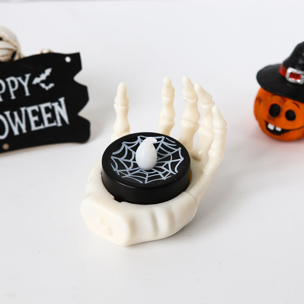 Halloween Small Night Lamp LED -Electronic Luminous Decorative \Palm Candle Light