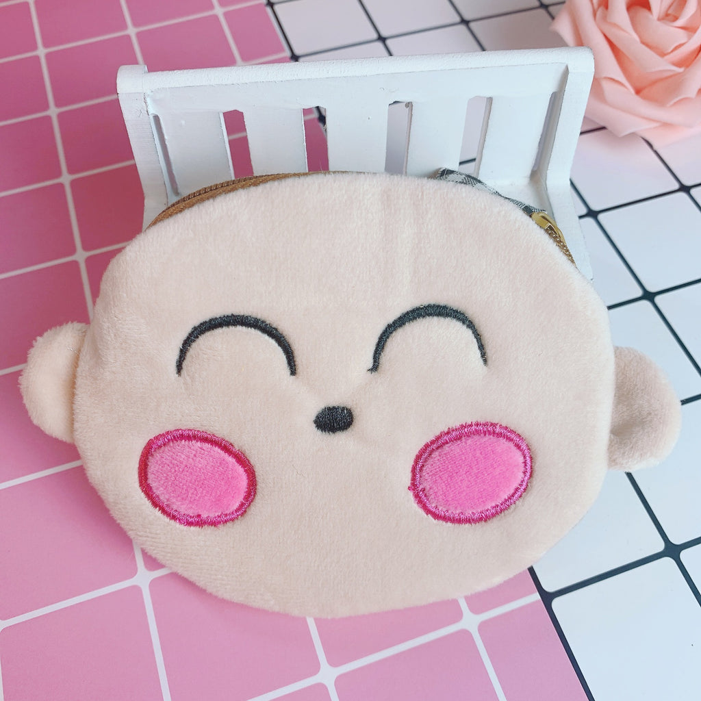 Cartoon Cute Portable Mini Plush- Earphone /Key /Coin Purse