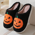 Halloween Pumpkin Cartoon Slippers -Warm Winter Slippers Men And Women \Couples Indoor House Shoes