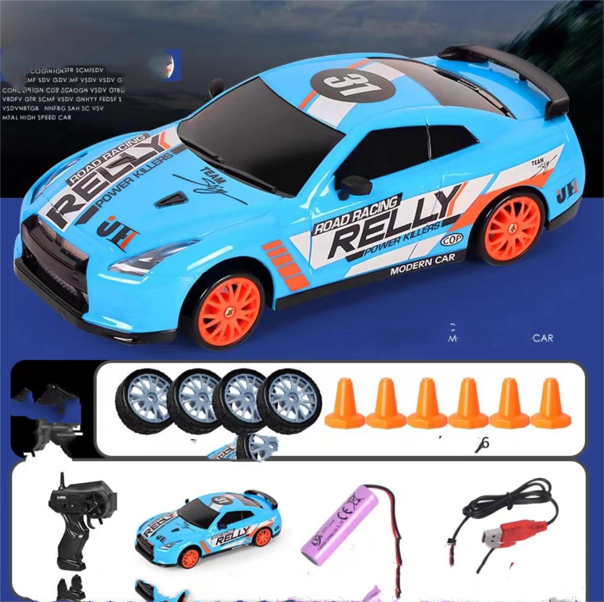 2.4G Drift Rc Car \ Drift Car Toy Remote Control\ GTR Model AE86 Vehicle Car RC Racing -Car Toy For Children