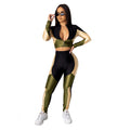 Women's Three-color /Long-sleeved Sports /Two-piece Suit