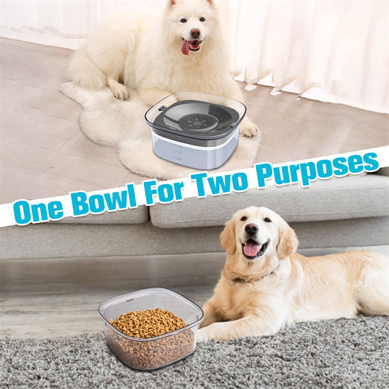 Dog Water Bowl Large Capacity /Spill Proof Dog Bowl